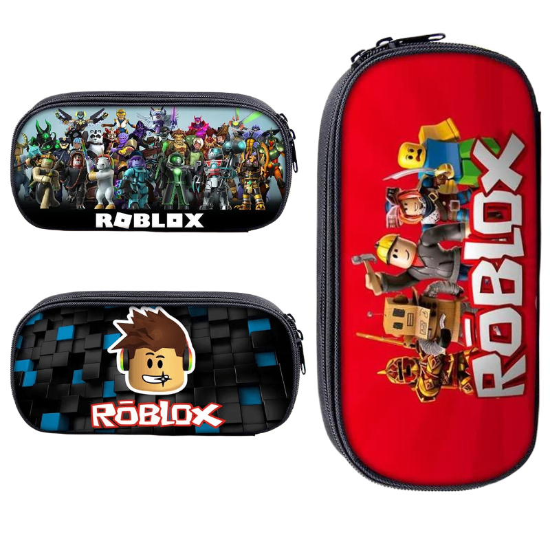 Stationery Supplier - กล่องเครื่องเขียนลายการ์ตูนเกม Roblox ความจุขนาดใหญ่ กระเป๋าเก็บปากกา ดินสอ ของขวัญวันเกิด