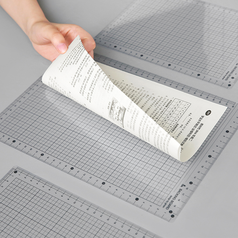 ไม้บรรทัดโปร่งใสBoard A4 B5นัก - Ruler Set Transparent บทวิจารณ์และราคา