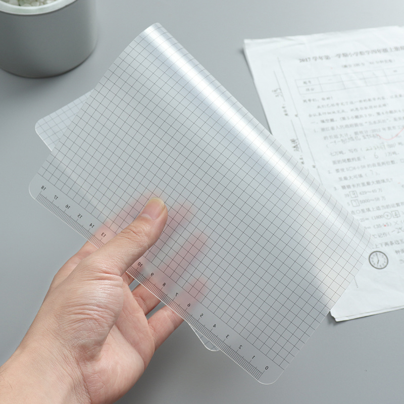 ไม้บรรทัดโปร่งใสBoard A4 B5นัก - Ruler Set Transparent บทวิจารณ์และราคา