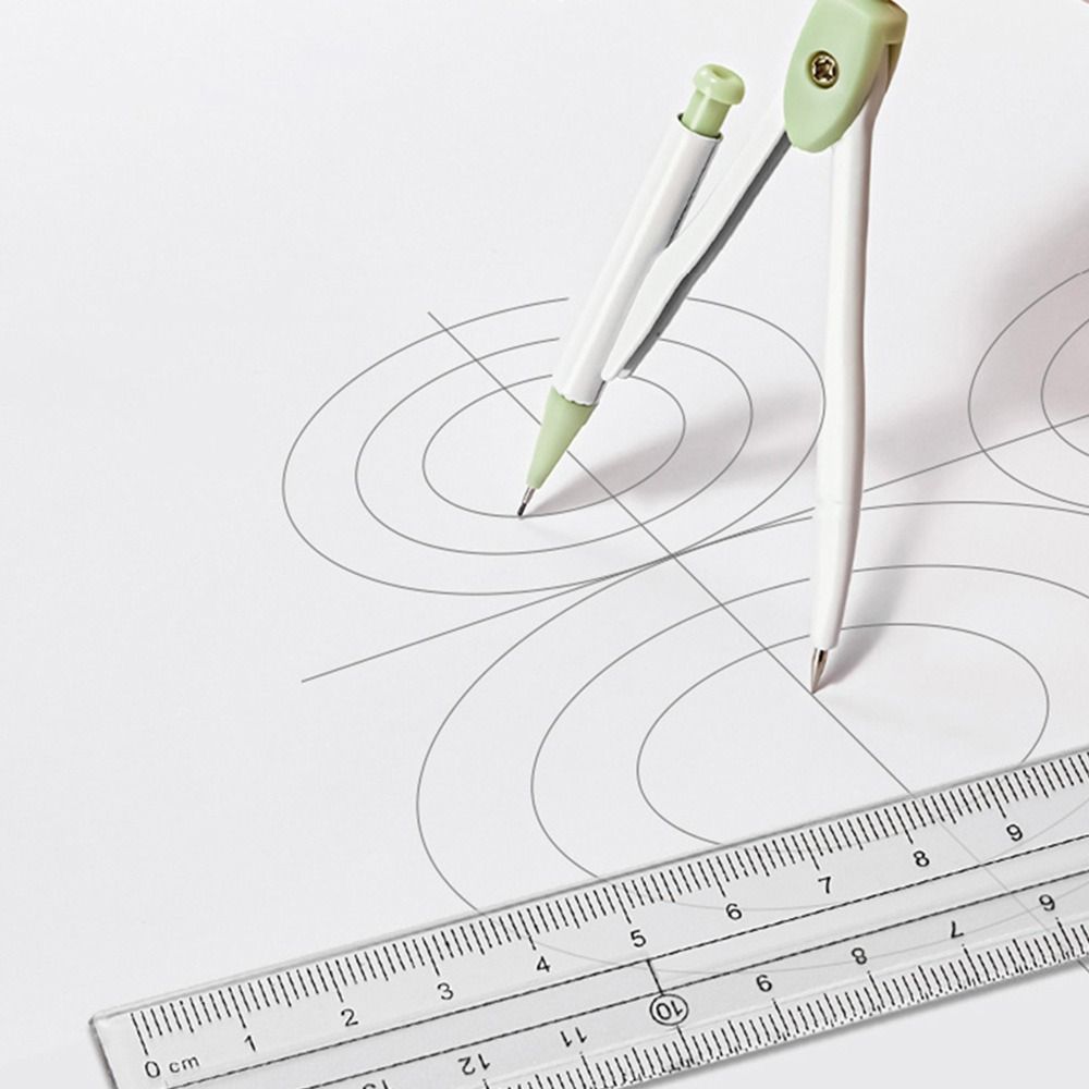 ชุดเครื่องเขียนคุณภาพสูง 8 ชิ้ - Ruler Set Transparent บทวิจารณ์และราคา