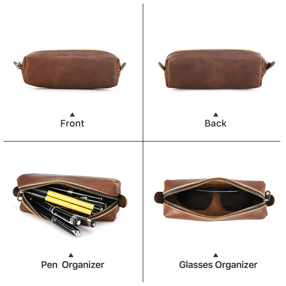 กระเป๋าใส่ดินสอหนังสไตล์เรโทร  - Office Stationery Supply Business บทวิจารณ์และราคา
