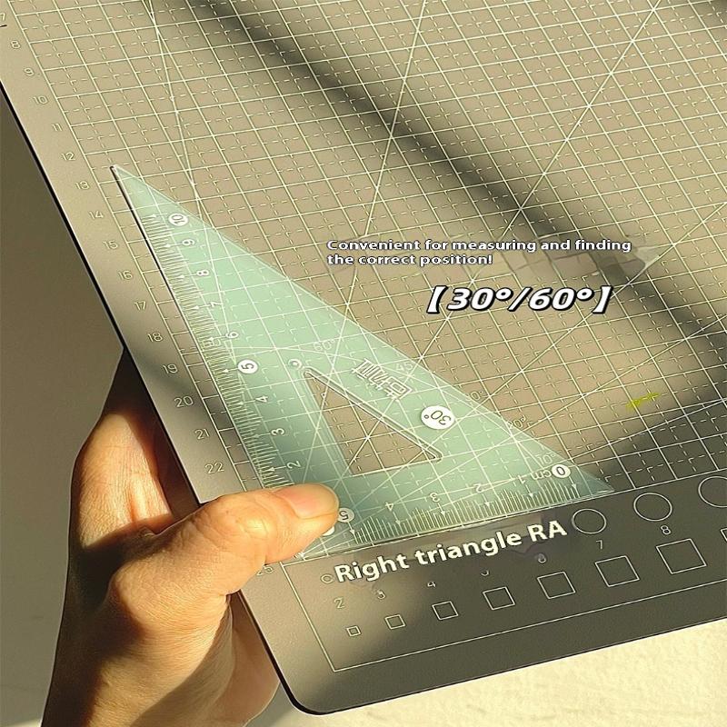 4 ชิ้น/เซ็ต 15 ซม.ไม้บรรทัดเยล - Ruler Set Transparent บทวิจารณ์และราคา