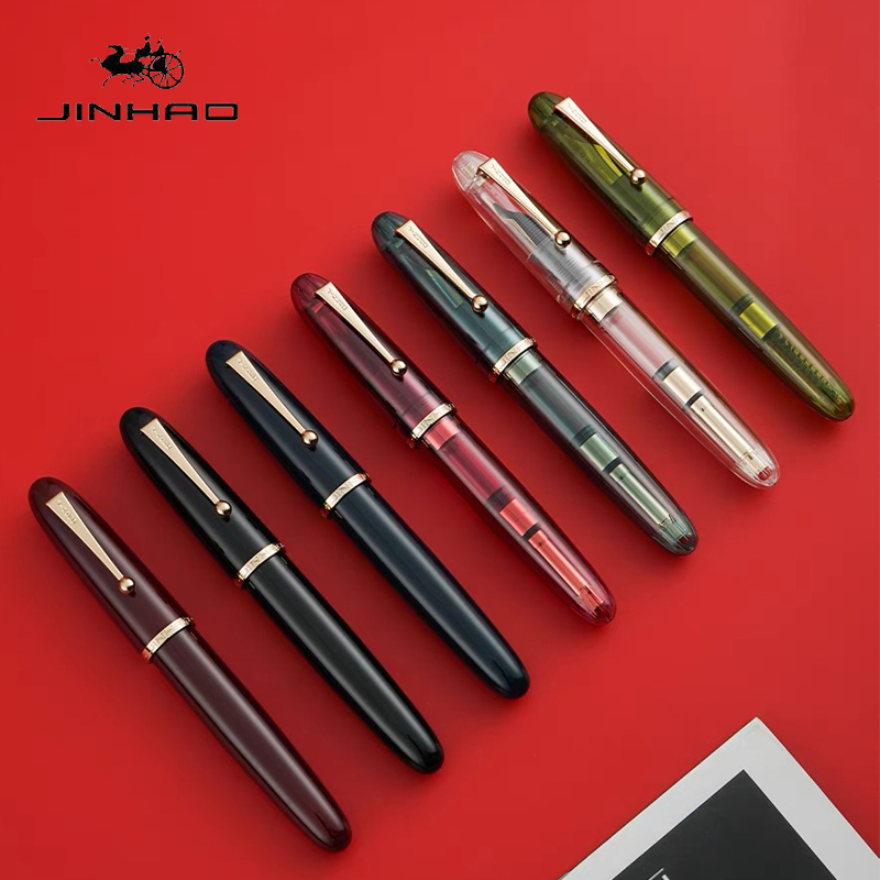 Jinhao 9019 Fountain ปากกาโปร่ - Office Stationery Supply Business บทวิจารณ์และราคา