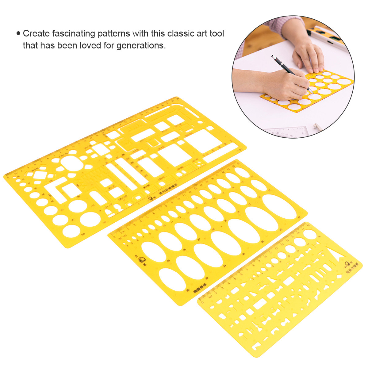 ชุดไม้บรรทัดพลาสติกแข็งใสสีส้ม - Ruler Set Transparent บทวิจารณ์และราคา