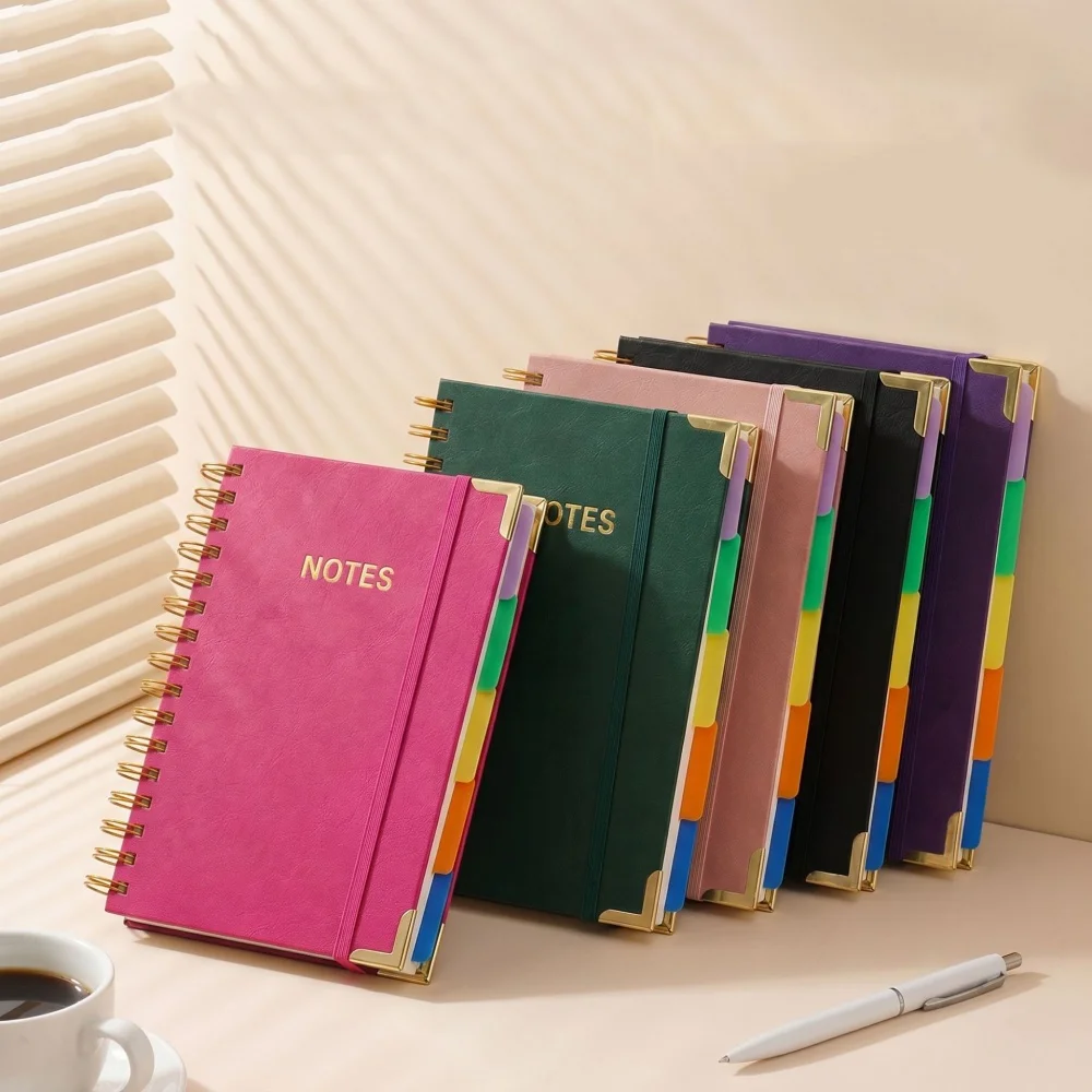 สมุดโน้ตปกแข็งแบบสันห่วง A5 30 - Journal Leather Hardcover บทวิจารณ์และราคา