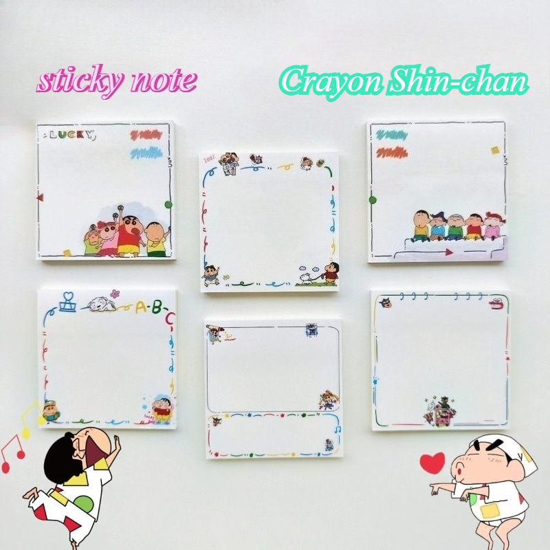 กระดาษโน้ตแบบมีกาวลายการ์ตูนชิ - Stationery Supplier บทวิจารณ์และราคา