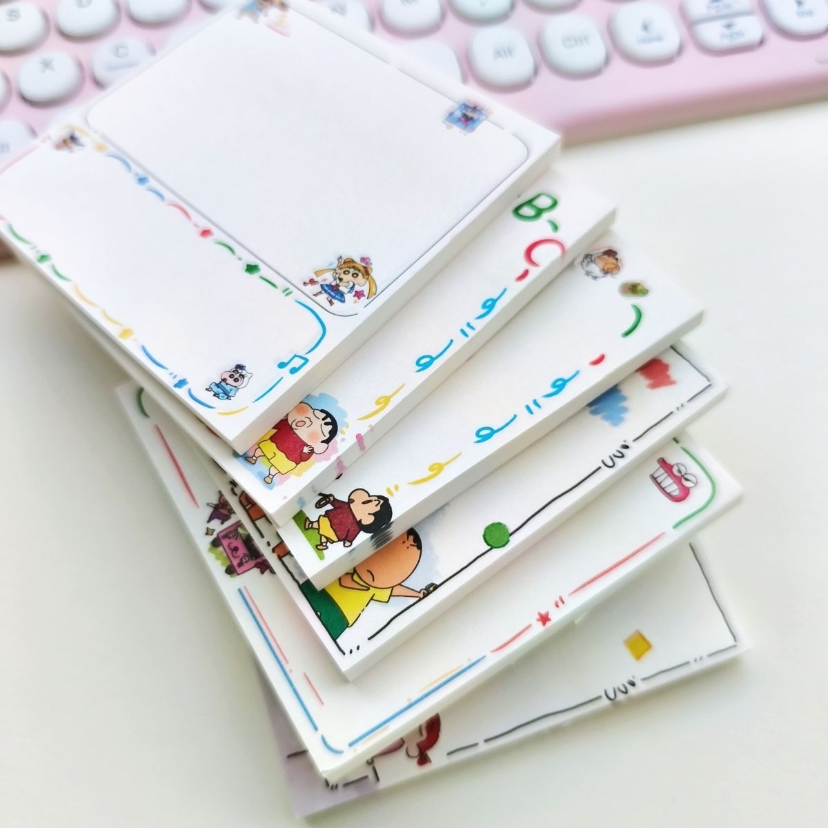 กระดาษโน้ตแบบมีกาวลายการ์ตูนชิ - Stationery Supplier บทวิจารณ์และราคา