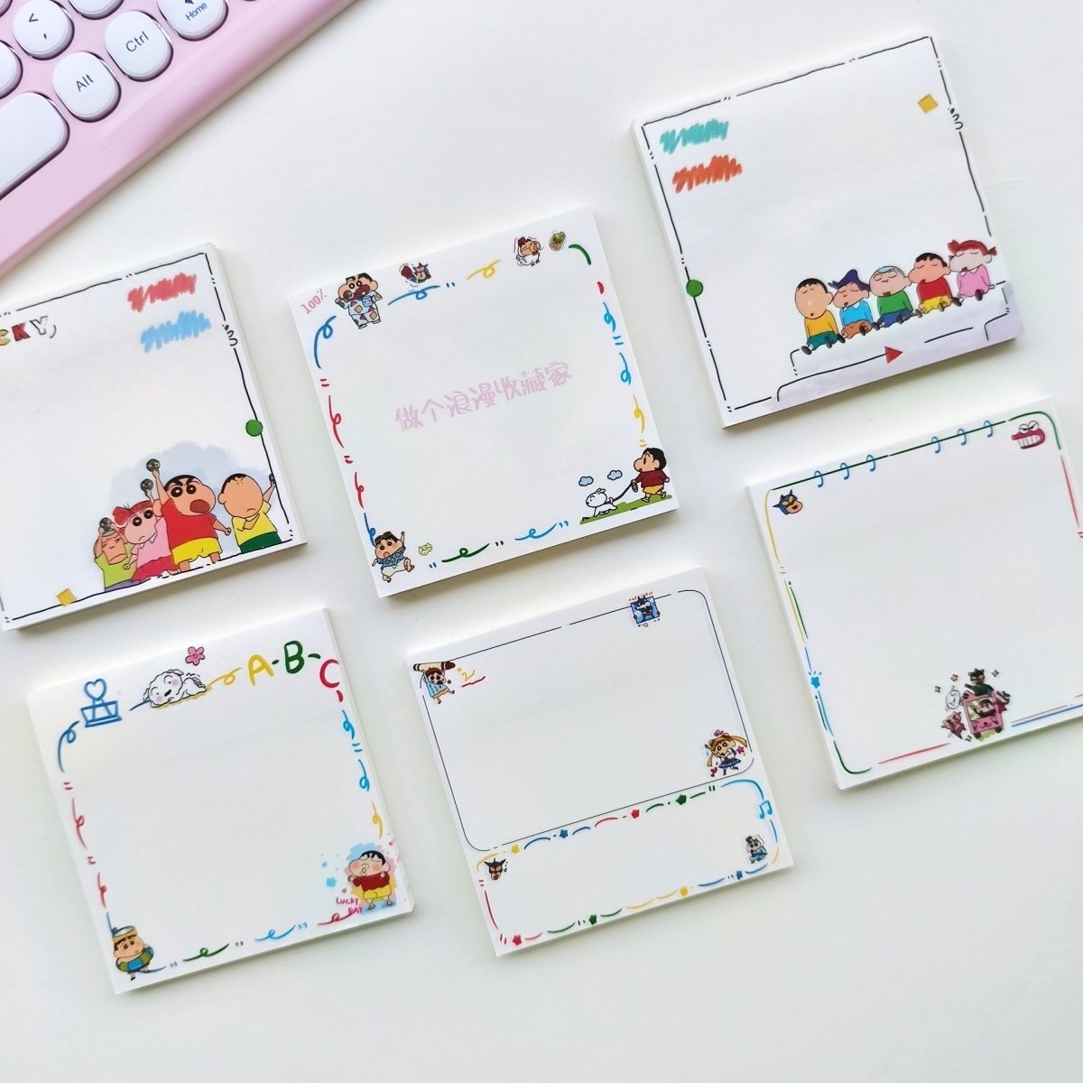 กระดาษโน้ตแบบมีกาวลายการ์ตูนชิ - Stationery Supplier บทวิจารณ์และราคา