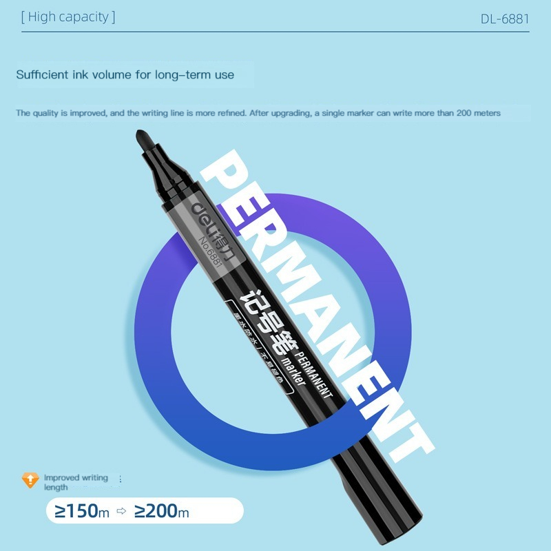 3/6 Pcs/ชุด Deli เครื่องหมายศิ - Whiteboard Marker Set บทวิจารณ์และราคา