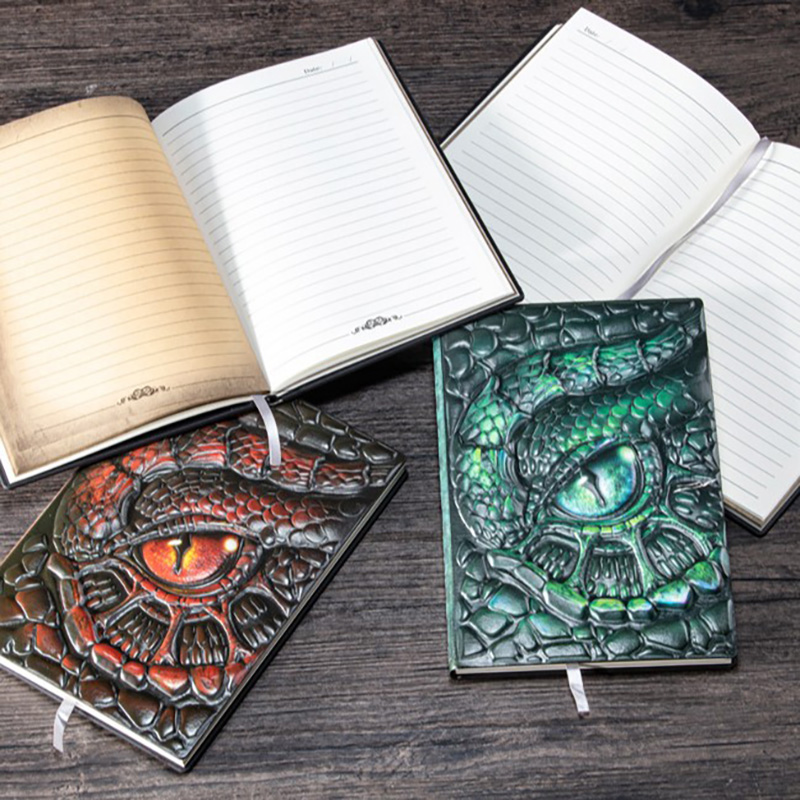 สมุดโน้ต A5 ลายมังกรนูน 3 มิติ - Journal Leather Hardcover บทวิจารณ์และราคา