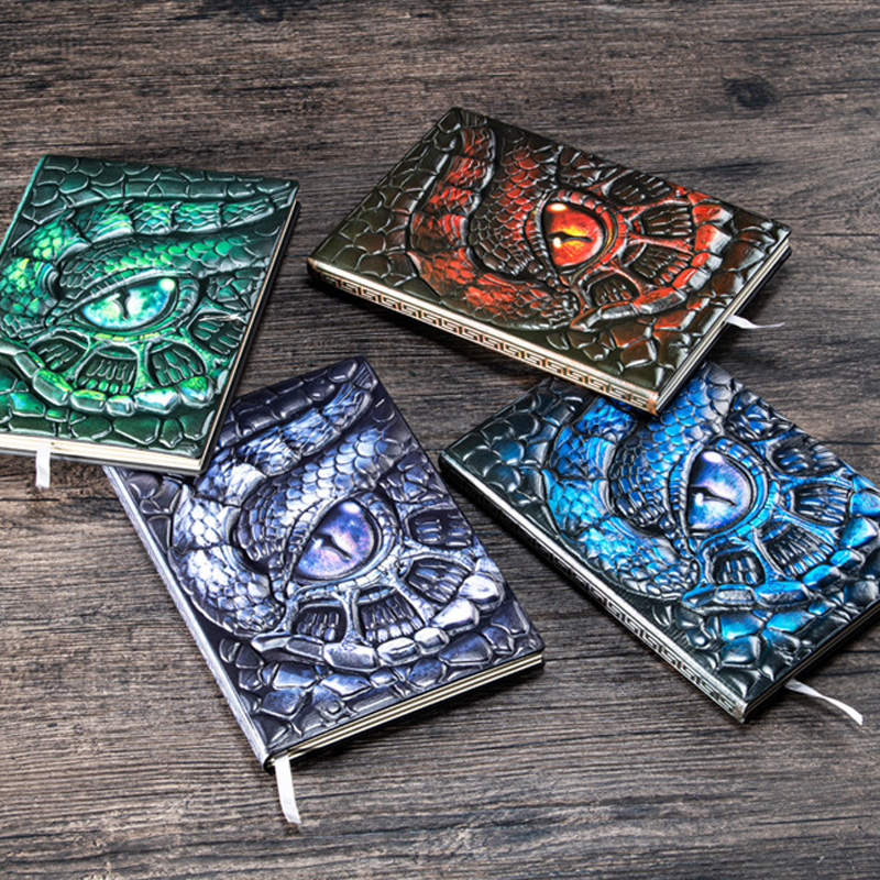 สมุดโน้ต A5 ลายมังกรนูน 3 มิติ - Journal Leather Hardcover บทวิจารณ์และราคา